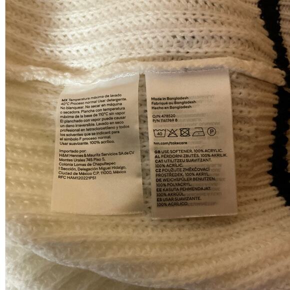 H&M Rib-Knit Sweater Vest V-Neck Women’s Size M - Picture 5 of 5